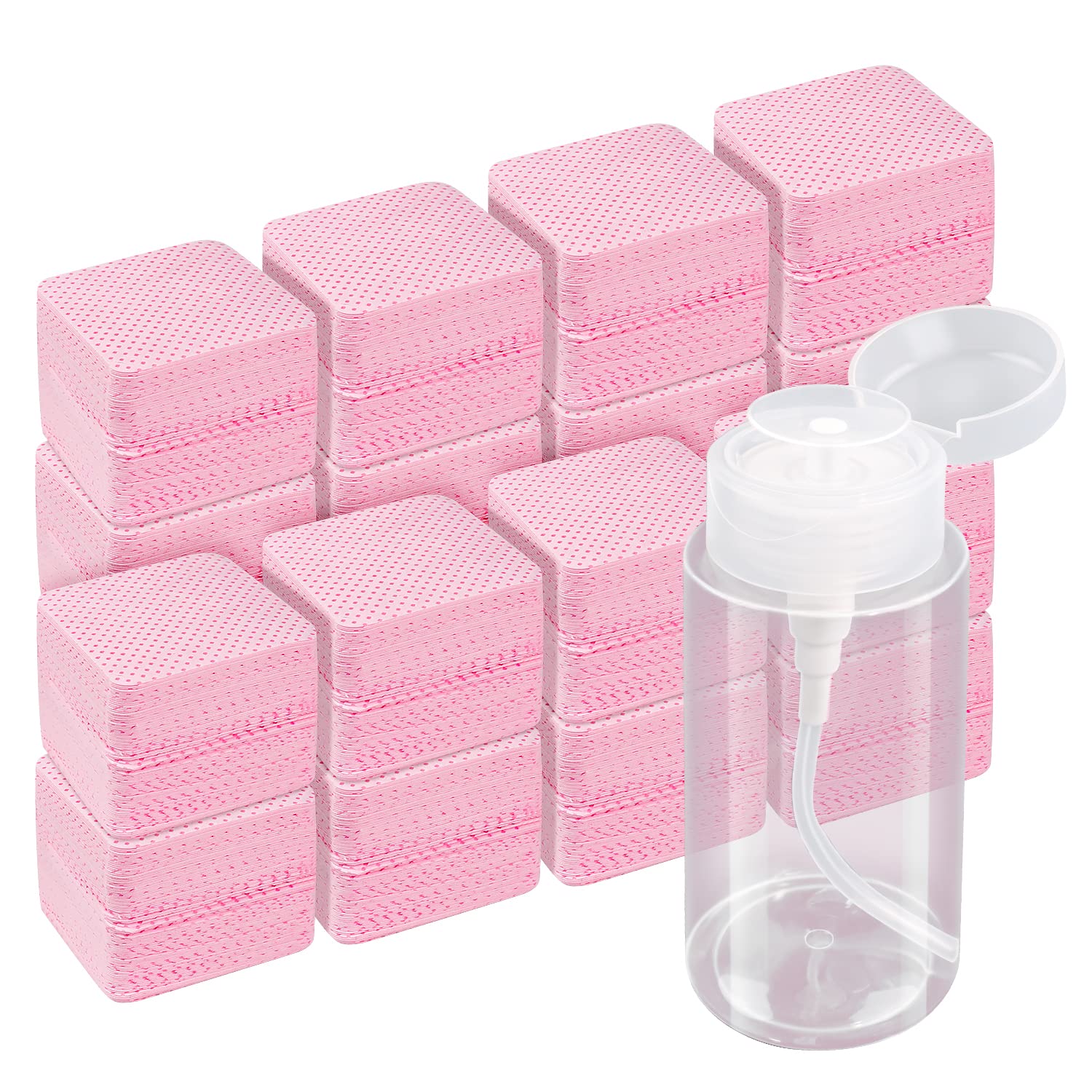 Nail Art Remover - 20/600Pcs Lint Free Nail Wipes Non-Woven