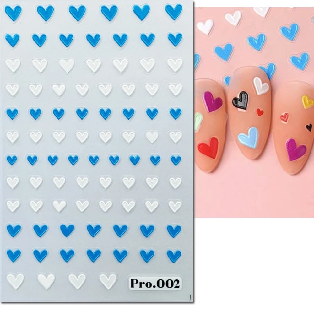 5d Embossed Nail Art Stickers  - Nail Art Valentine recension och pris