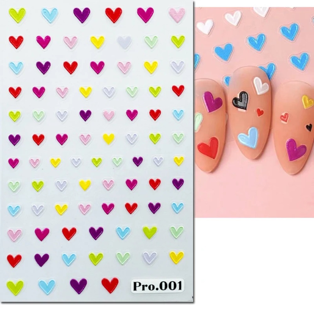 5d Embossed Nail Art Stickers  - Nail Art Valentine recension och pris