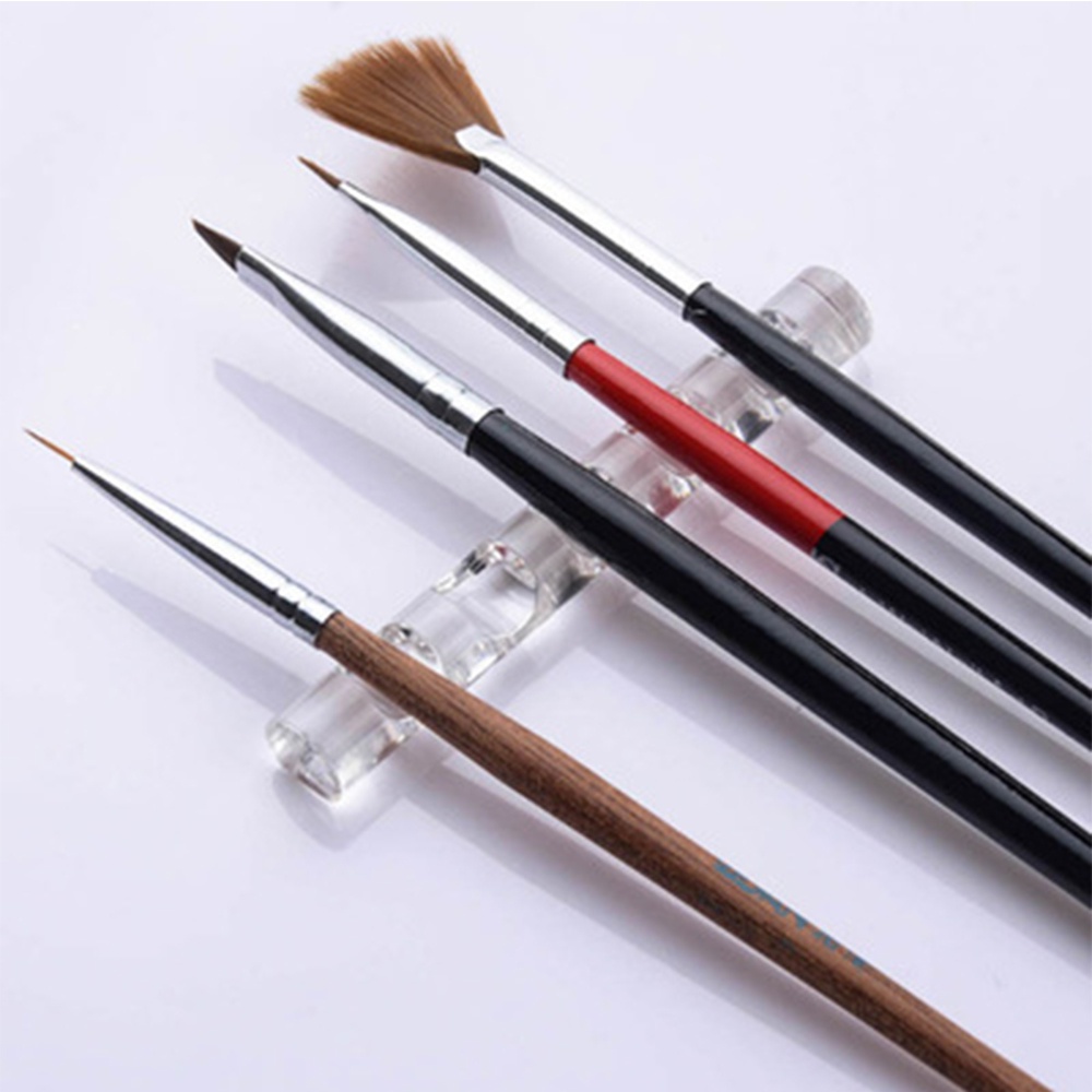 Acrylic Clear Nail Brush Rack  - Nail Art Vector recension och pris