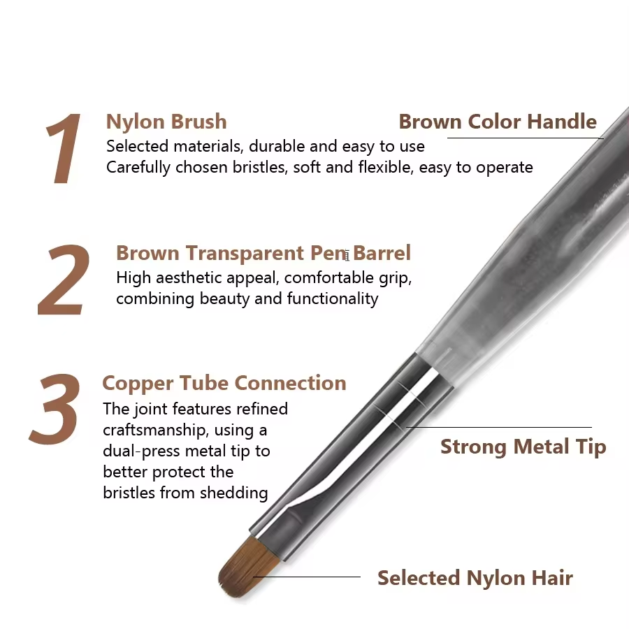9Pcs Nail Brush Liner DIY Pain - Nail Art Vector recension och pris