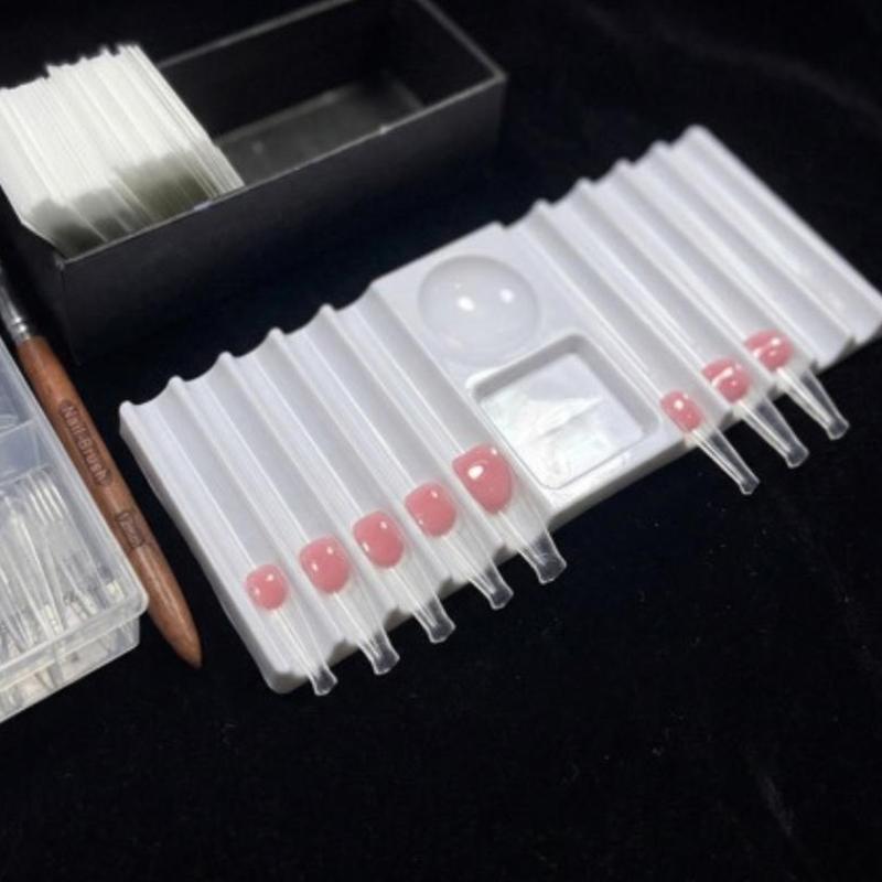 Reusable Nail Art Palette with - Nail Art Vector recension och pris