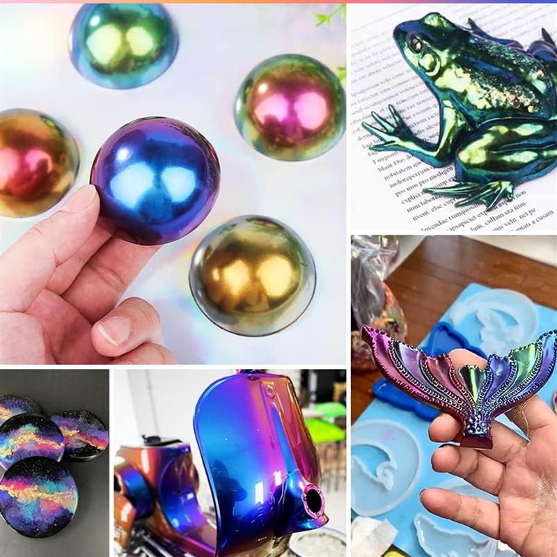 3g Chameleon Mica Powder Epoxy - Nail Art Emerald recension och pris