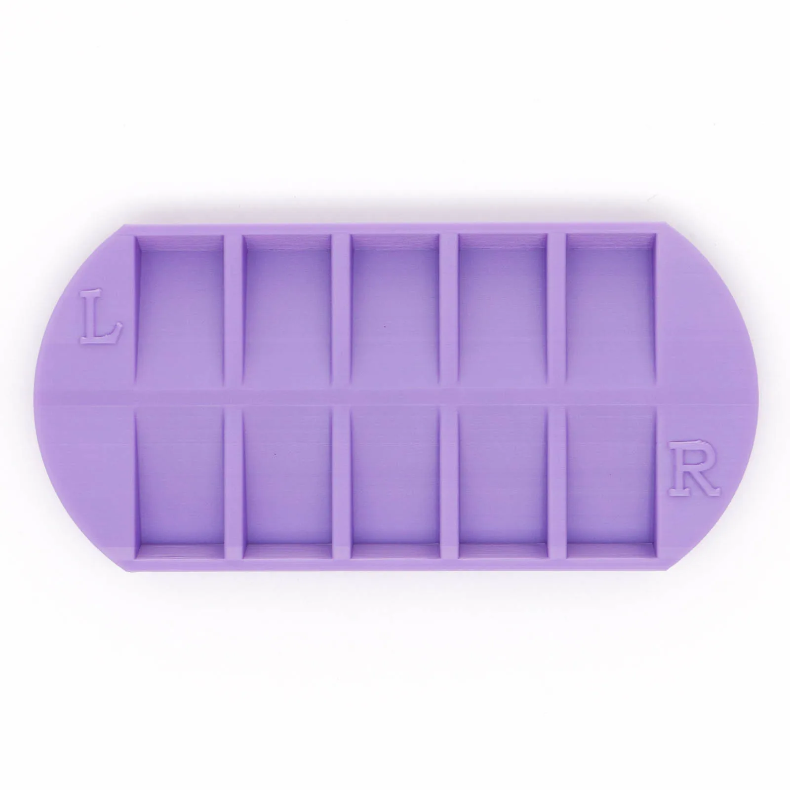 8-Grids Nail Tip Storage Tray  - Nail Art Vector recension och pris