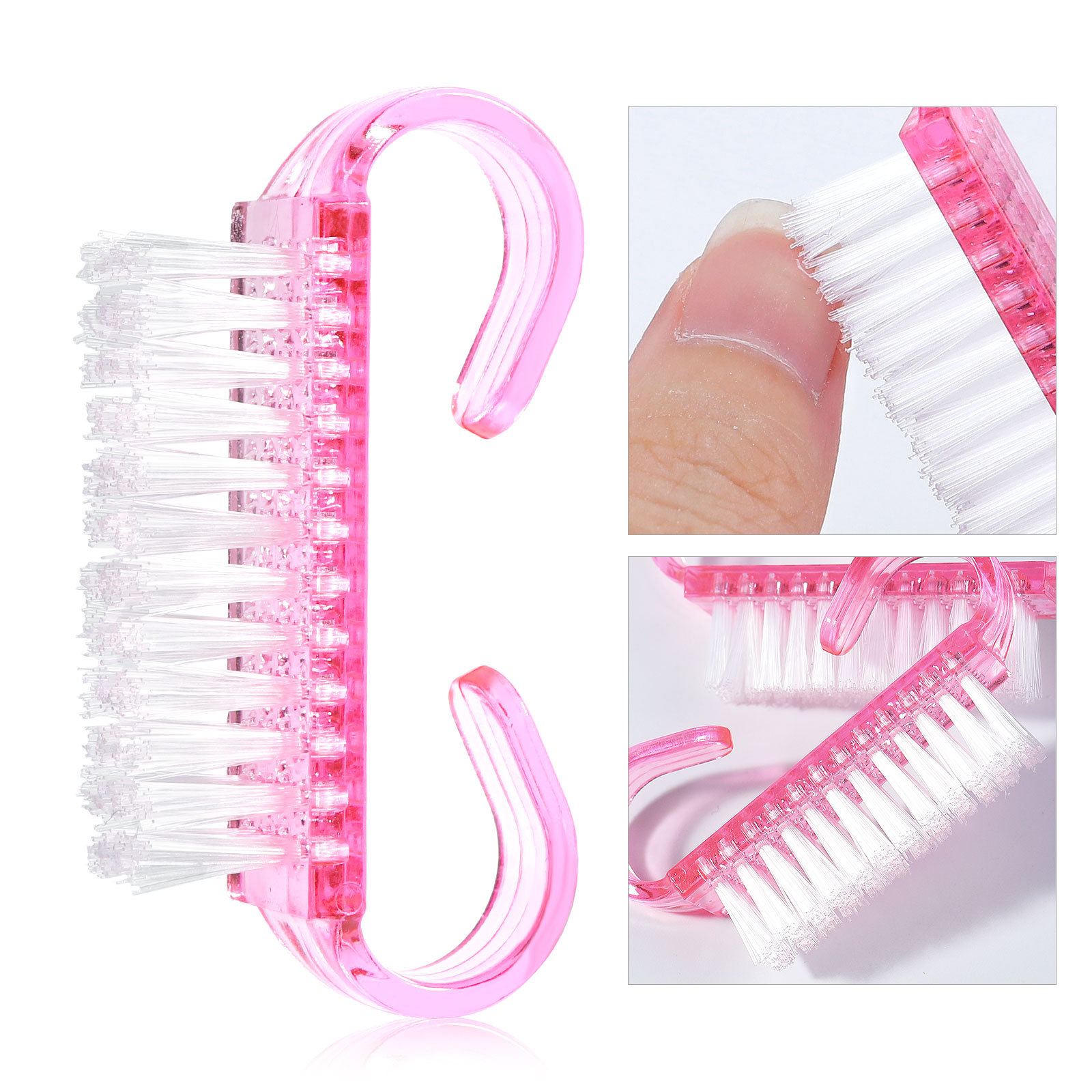 1/5/20Pcs Acrylic Nail Brush P - Nail Art Pink Soft recension och pris