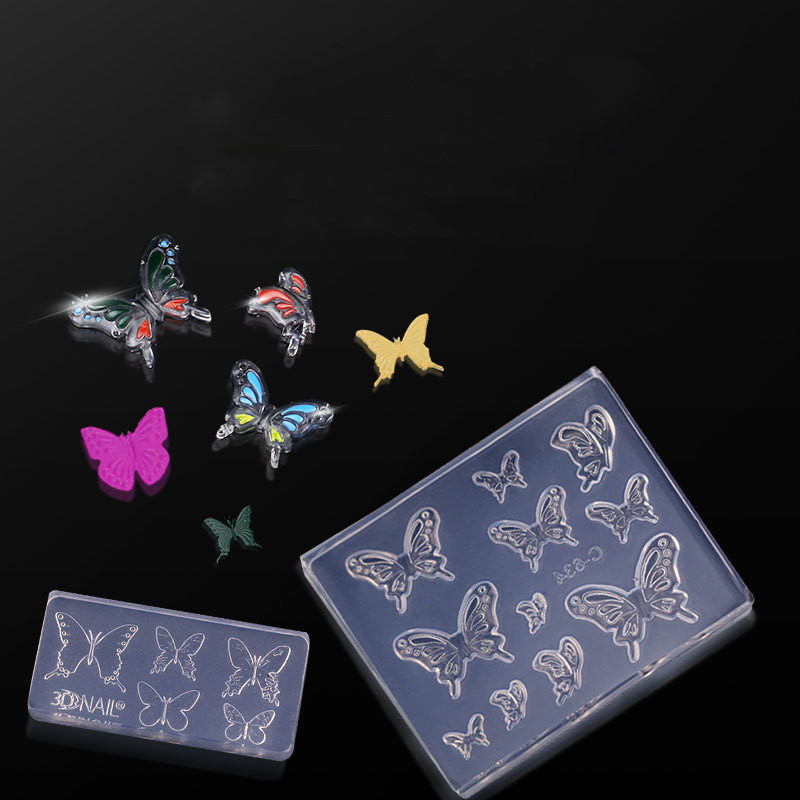 SNASAN Cute Butterfly Bow Bear - Nail Art Emerald recension och pris