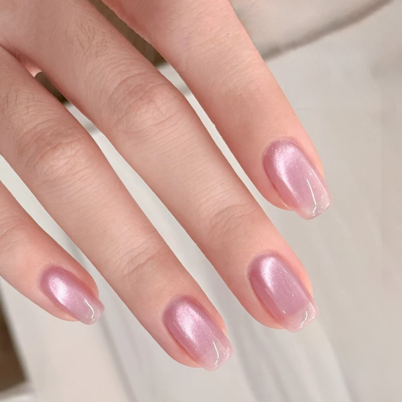 SHAKA 1pcs Rose Red Pink Cat E - Nail Art Cat Eye Pink recension och pris