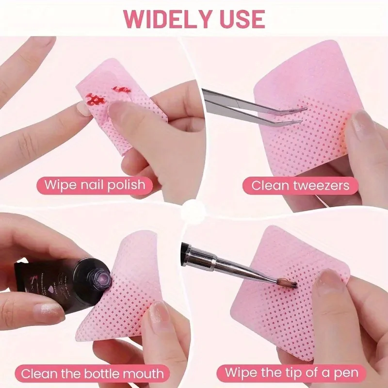 20/600Pcs Lint Free Nail Wipes - Nail Art Remover recension och pris