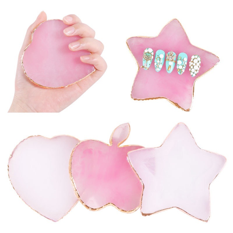 Resin Agate Stone Nail Art Pal - Nail Art Vector recension och pris