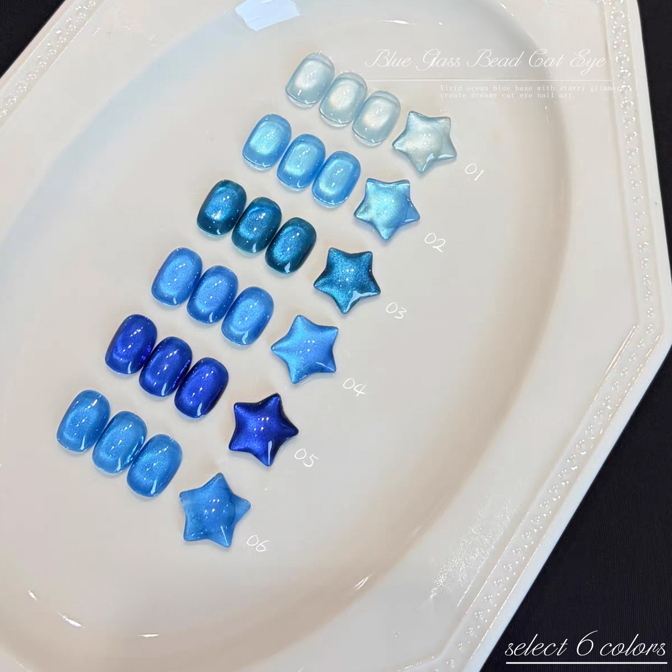 1pcs TC Summer Whitening Blue  - Nail Art Ice Blue recension och pris