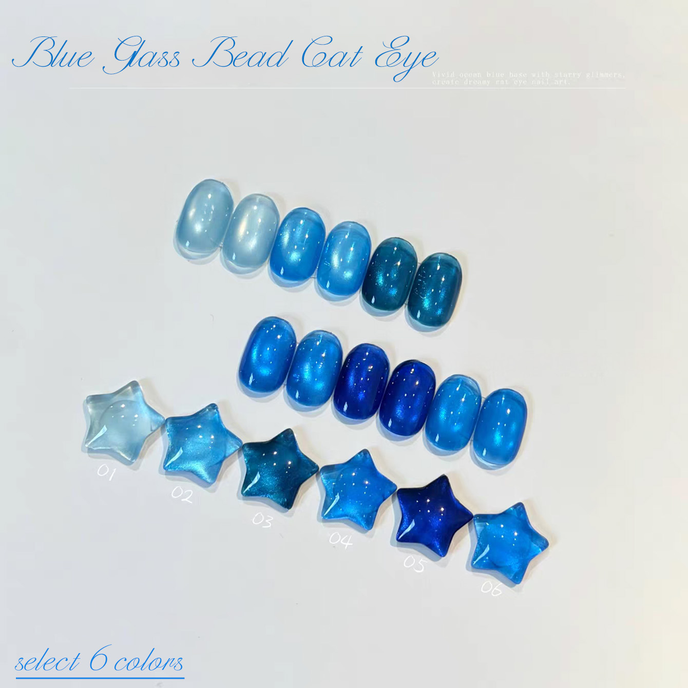 1pcs TC Summer Whitening Blue  - Nail Art Ice Blue recension och pris
