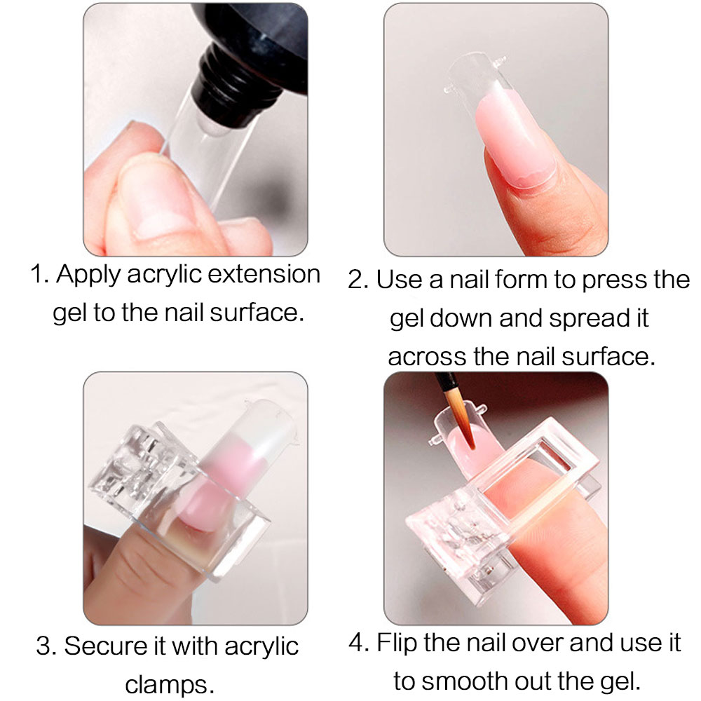 5 Pcs Flexible Soft Poly Gel N - Nail Art Design recension och pris