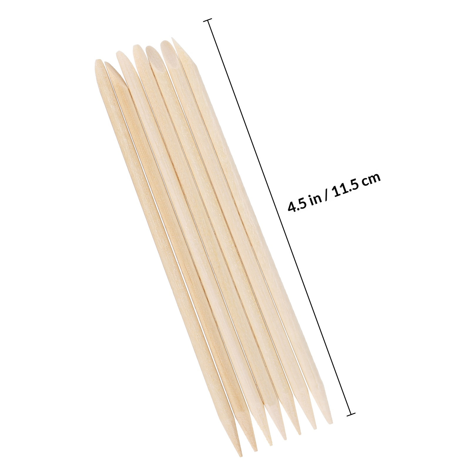 200pcs Orange Wood Cuticle Sti - Nail Art Remover recension och pris