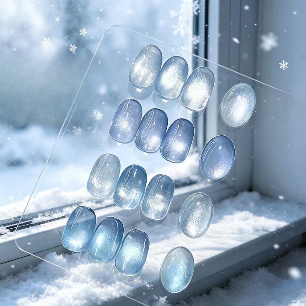 Gift Magnet Stick + Brush Glac - Nail Art Ice Blue recension och pris
