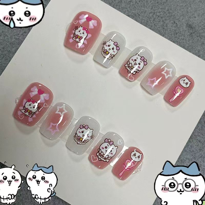 Nail Art yiji ハチワレ Hachiware う - Nail Art Emerald recension och pris