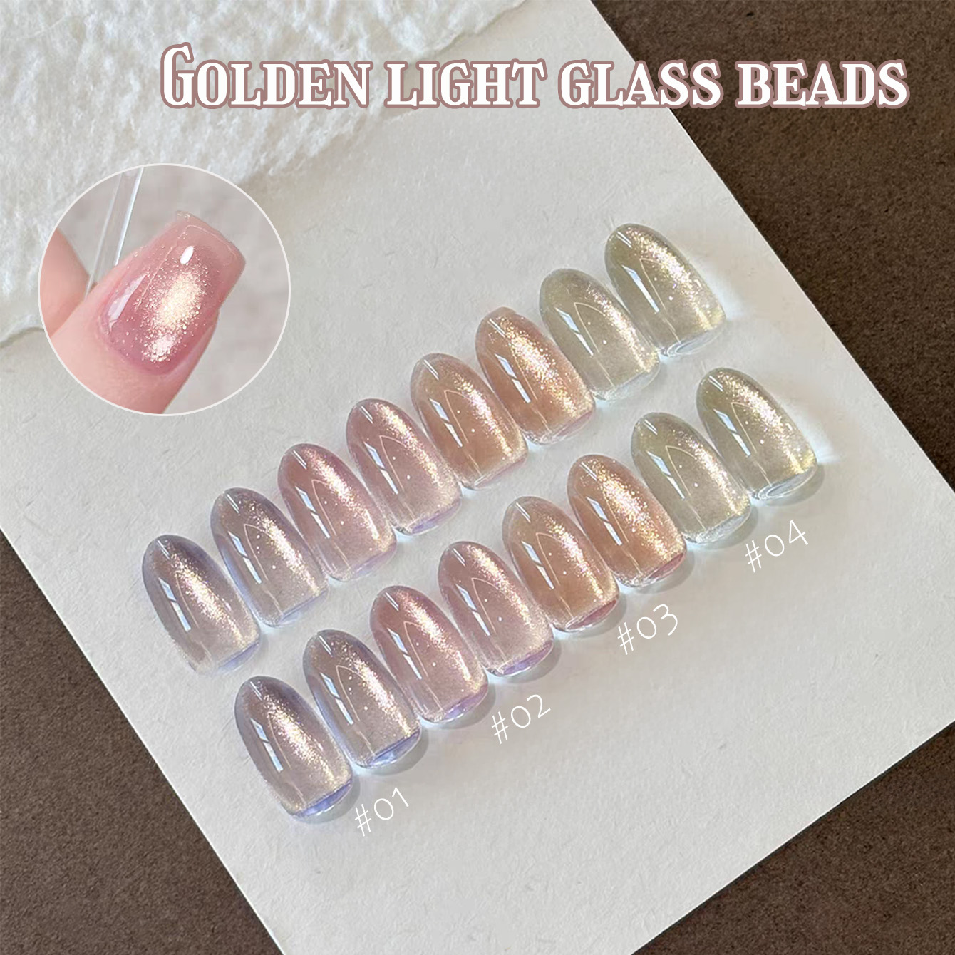 1pcs TC Pink Golden Eye Gel Na - Nail Art Cat Eye Pink recension och pris