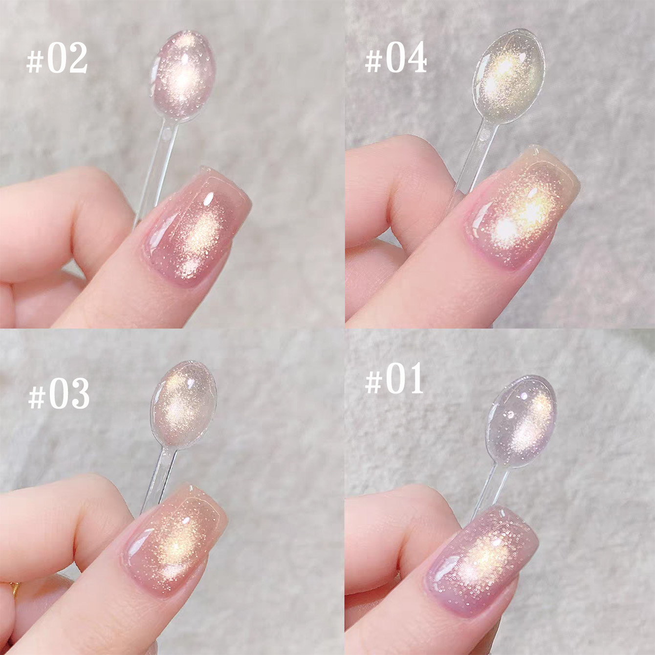 1pcs TC Pink Golden Eye Gel Na - Nail Art Cat Eye Pink recension och pris