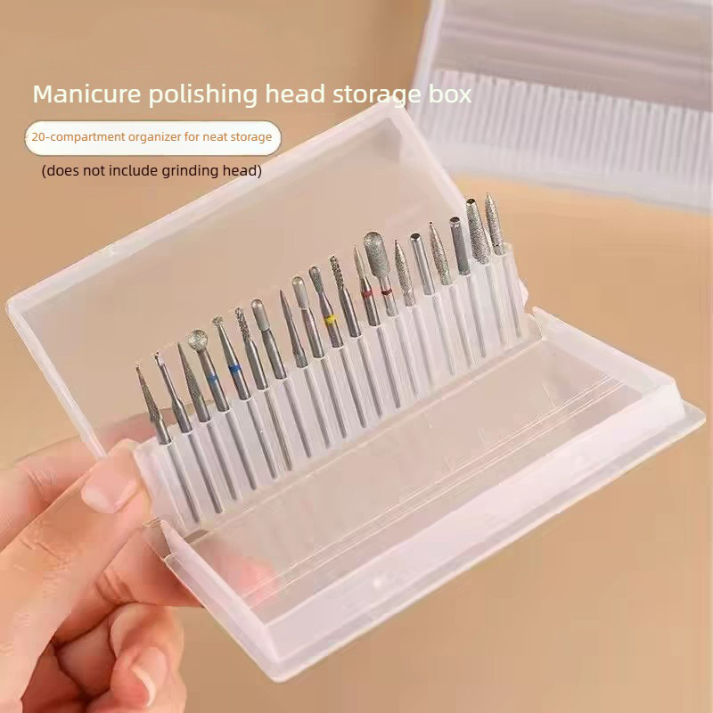 1/2/3PCS 20 Slots Clear Nail D - Nail Art Vector recension och pris