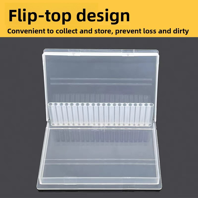 1/2/3PCS 20 Slots Clear Nail D - Nail Art Vector recension och pris
