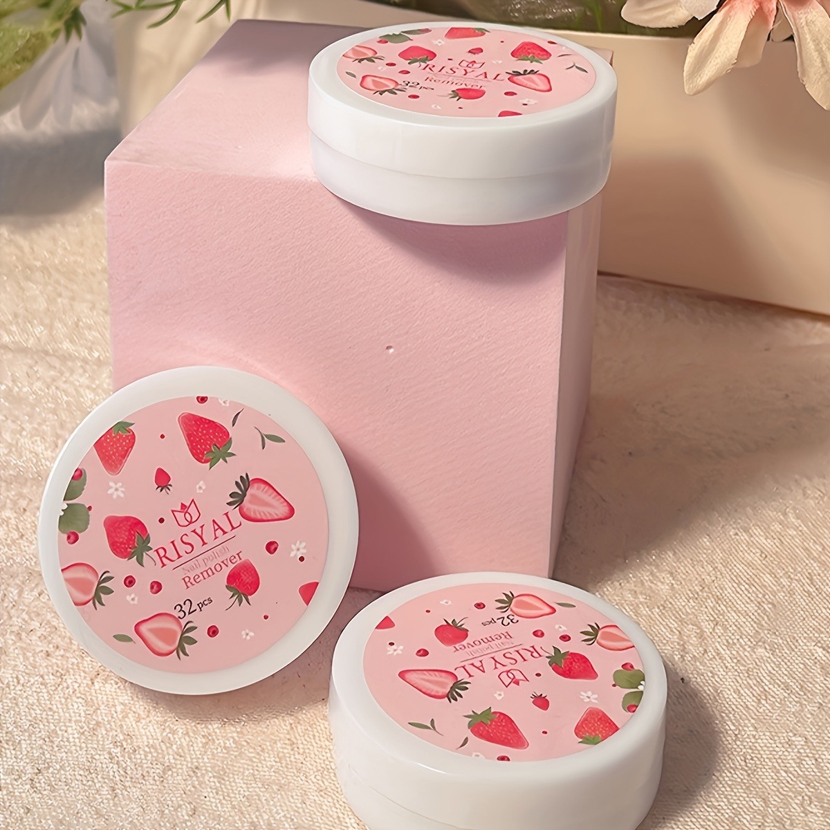 32pcs/Box Strawberry Nail Poli - Nail Art Remover recension och pris
