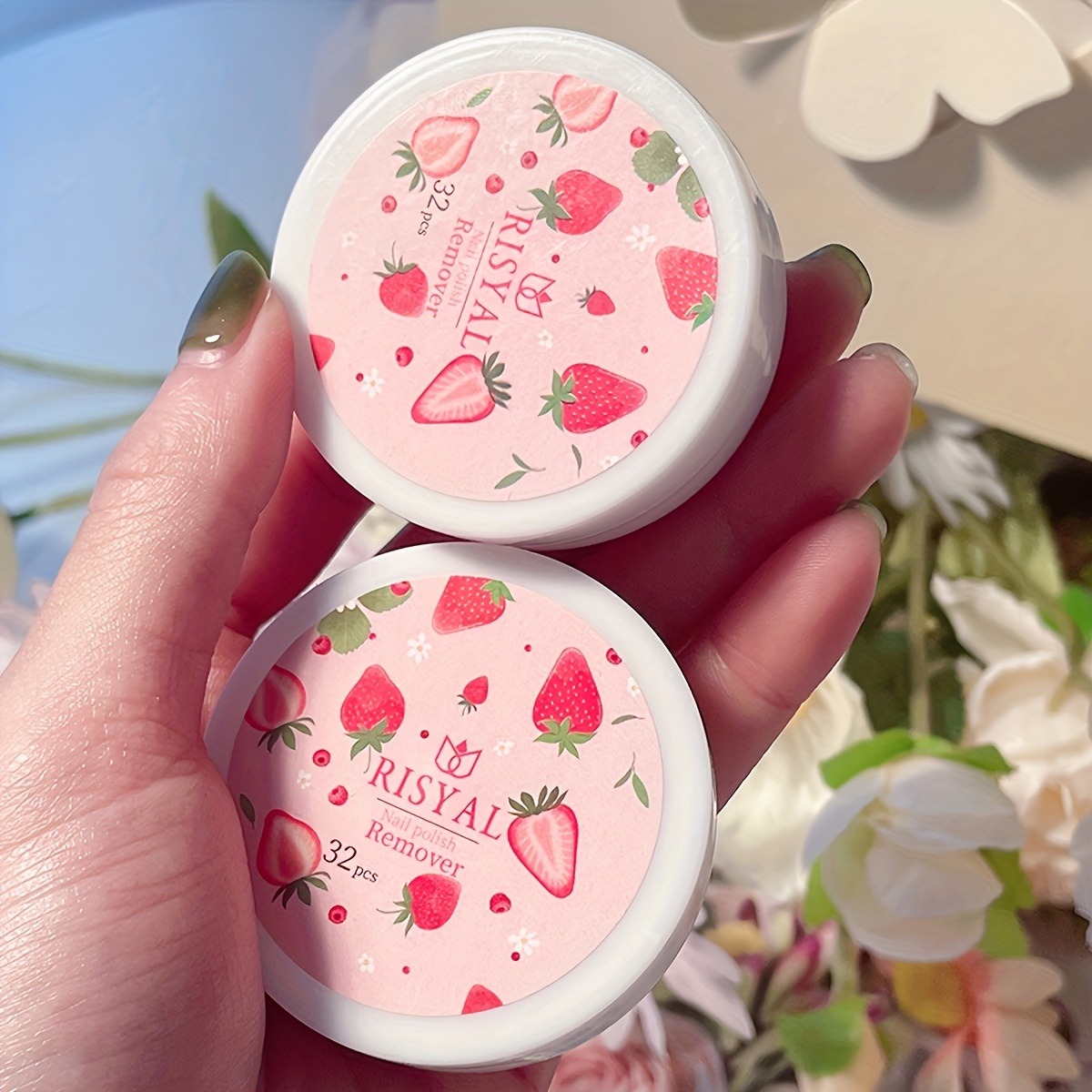 32pcs/Box Strawberry Nail Poli - Nail Art Remover recension och pris