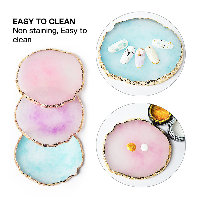 Resin Agate Stone Nail Art Pal - Nail Art Vector recension och pris